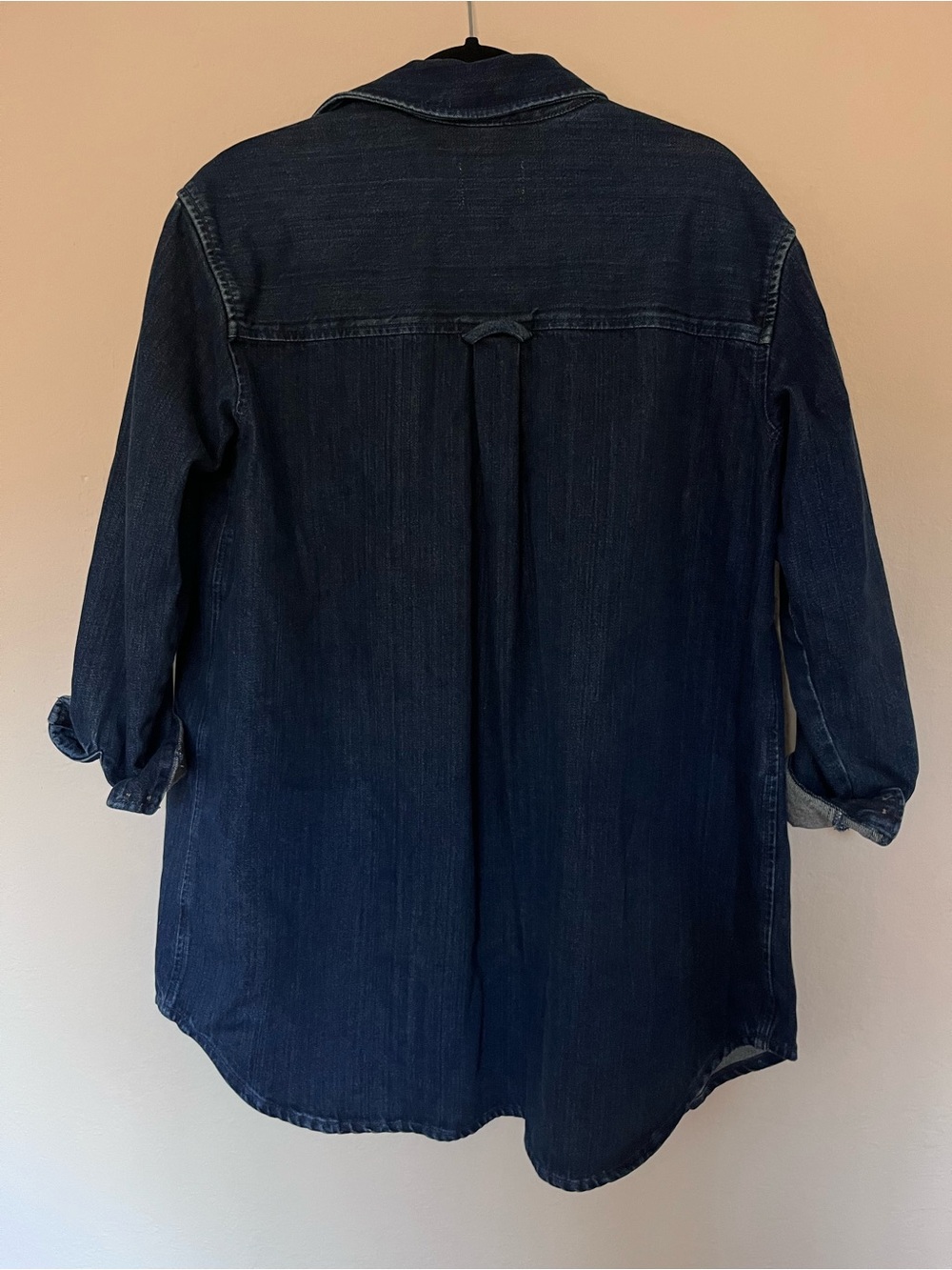 Sezane Indigo Denim Shirt Dress - Picture 2 of 3